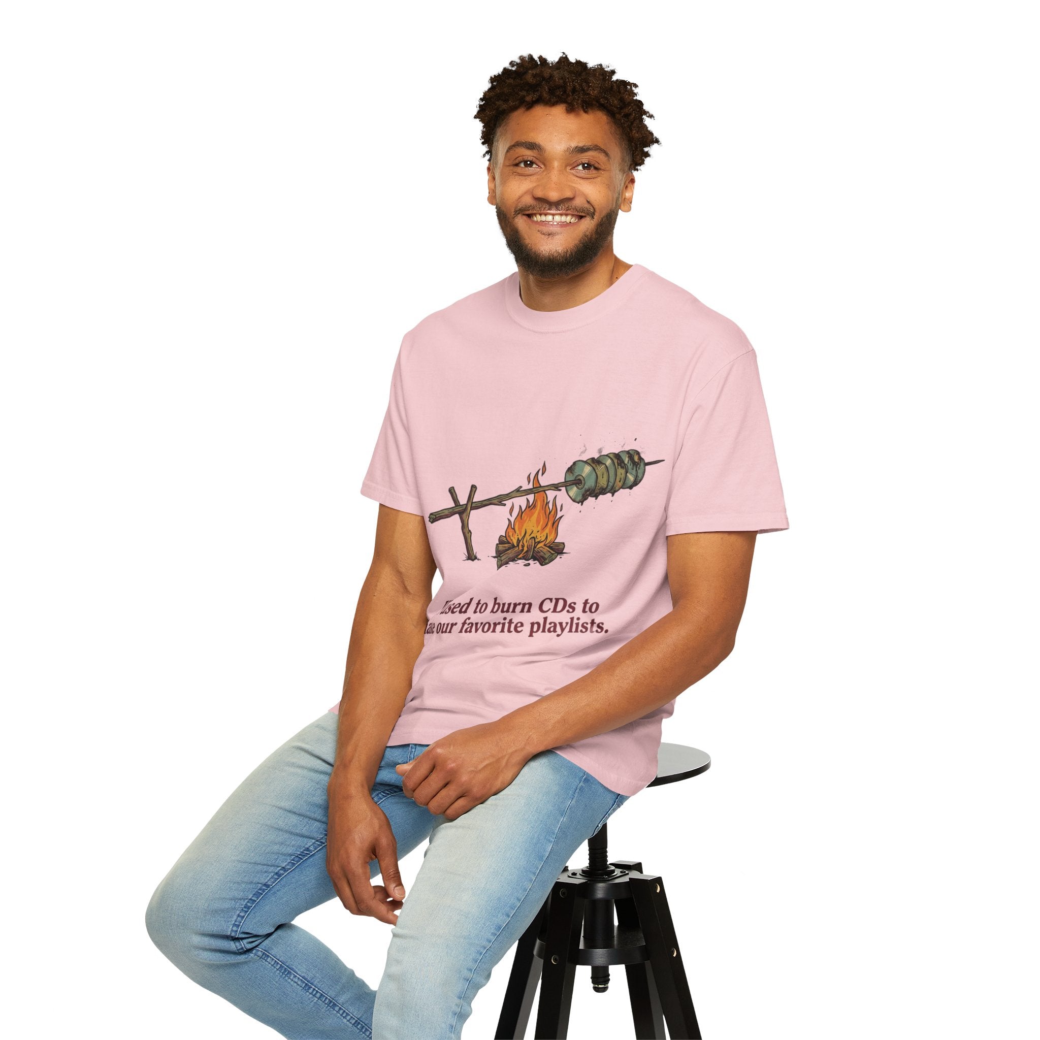 We Used to Burn CDs — Campfire Tee