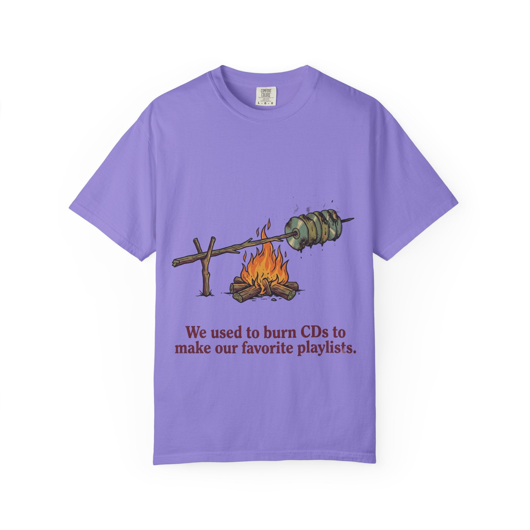 We Used to Burn CDs — Campfire Tee