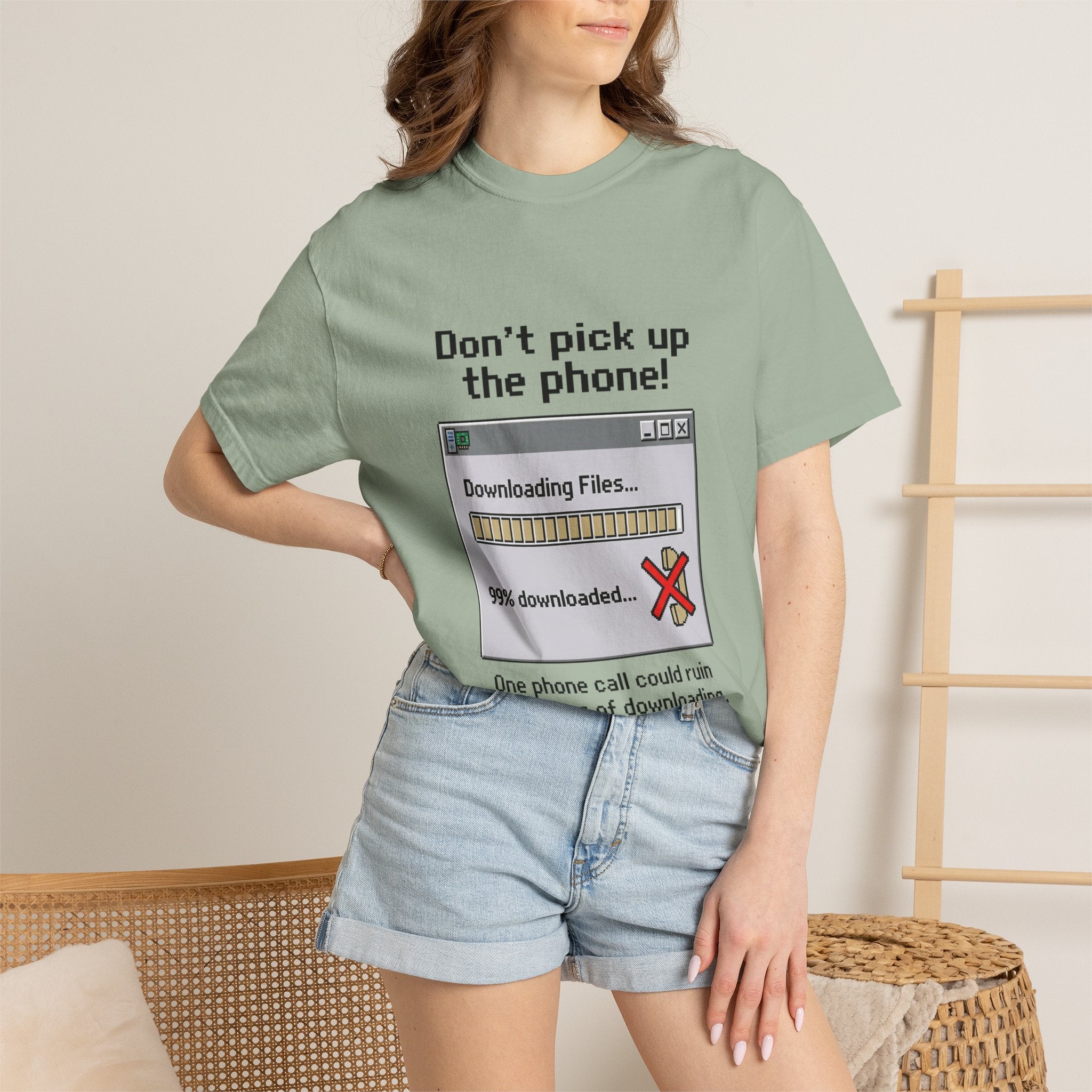 Don't Pick Up The Phone! — Dial-Up Tee