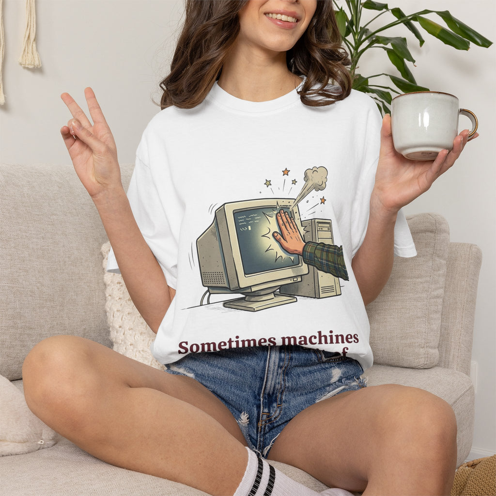 Sometimes Machines Need a Little Bit of Smacking — CRT Tee