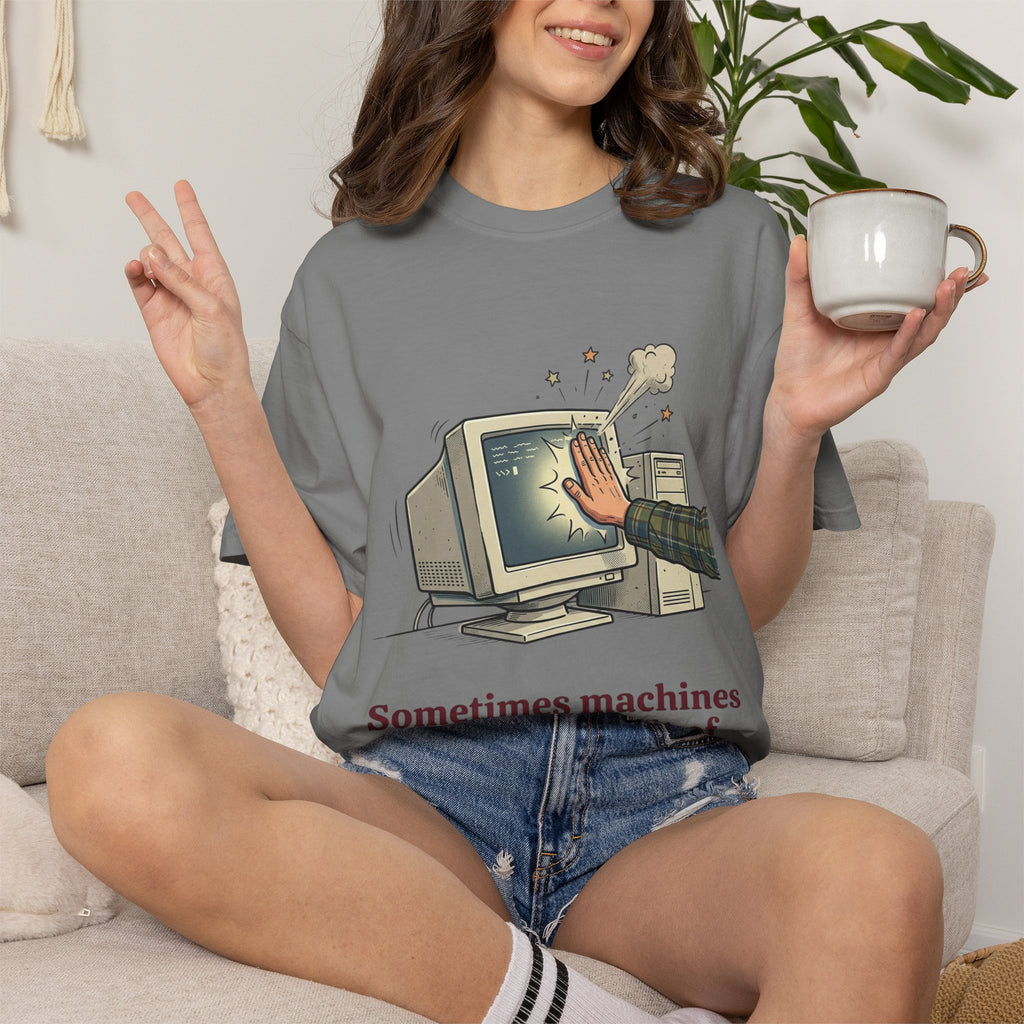 Sometimes Machines Need a Little Bit of Smacking — CRT Tee