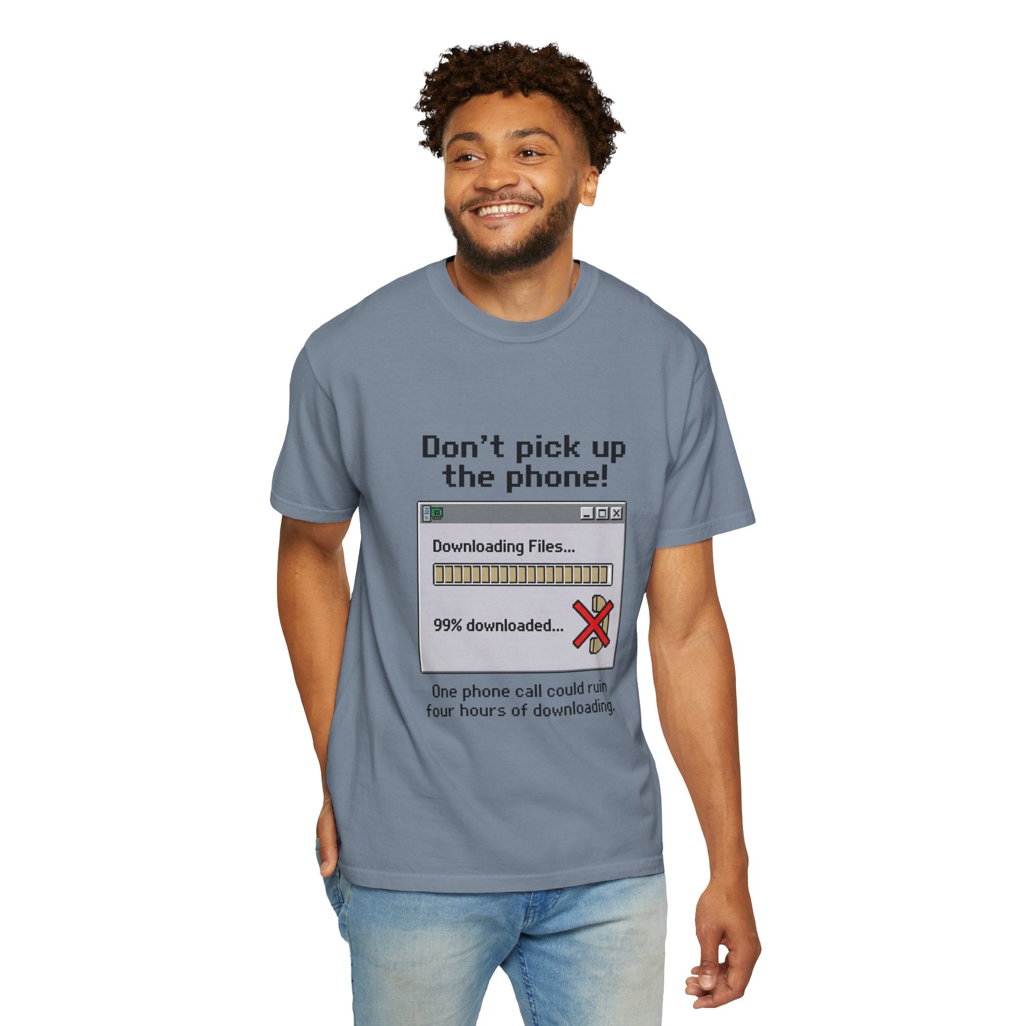Don't Pick Up The Phone! — Dial-Up Tee