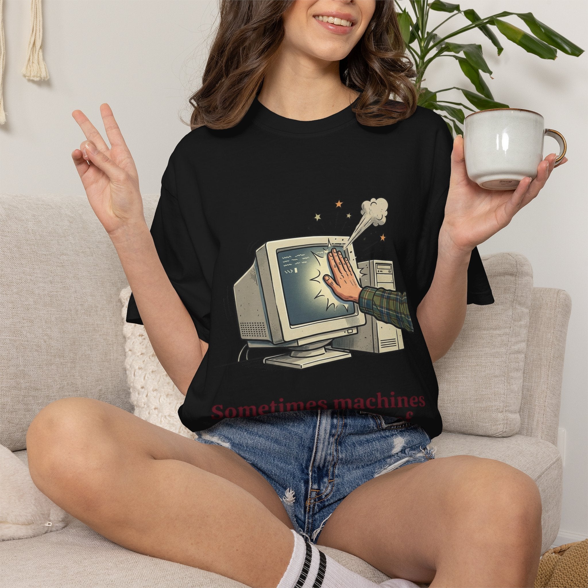 Sometimes Machines Need a Little Bit of Smacking — CRT Tee