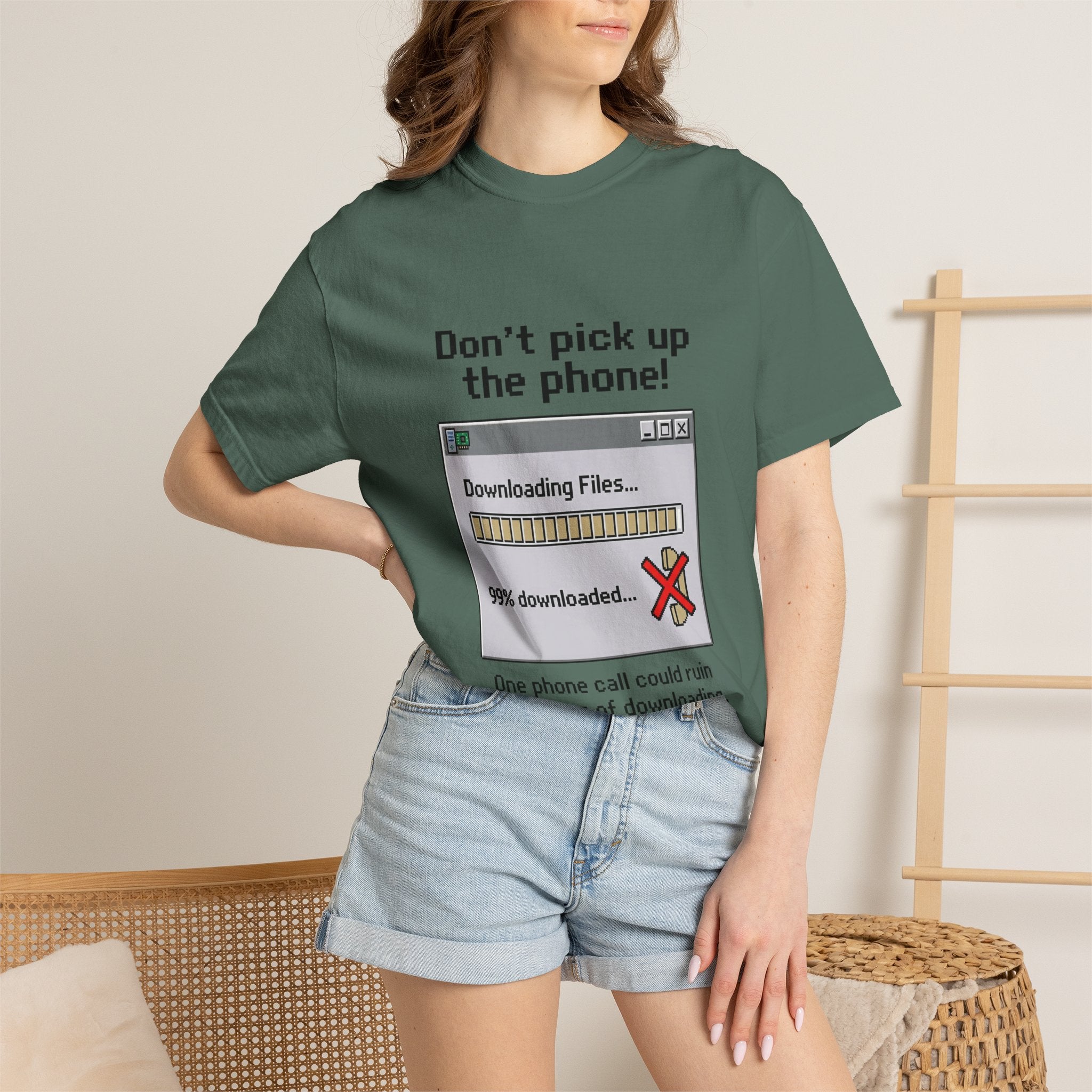 Don't Pick Up The Phone! — Dial-Up Tee