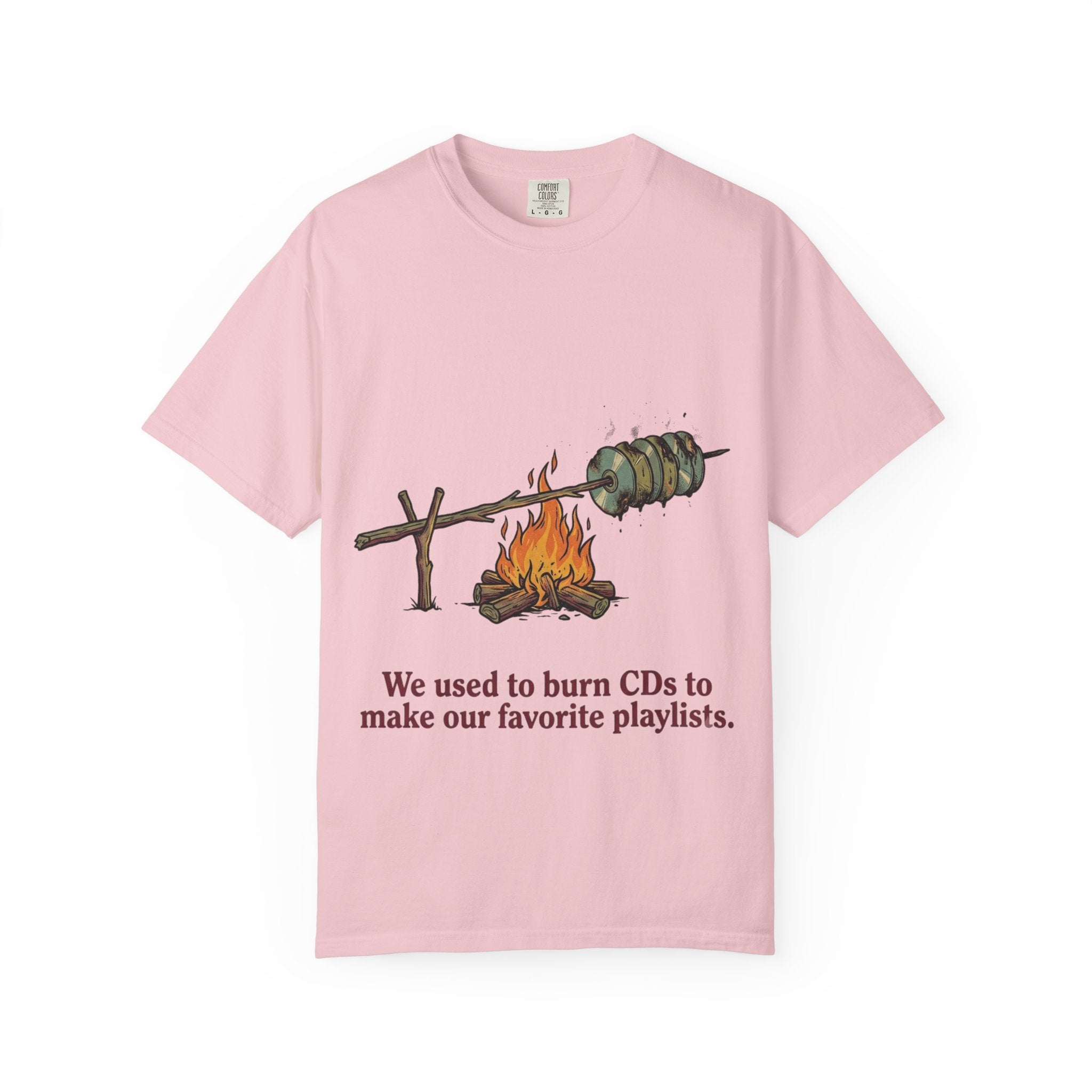 We Used to Burn CDs — Campfire Tee