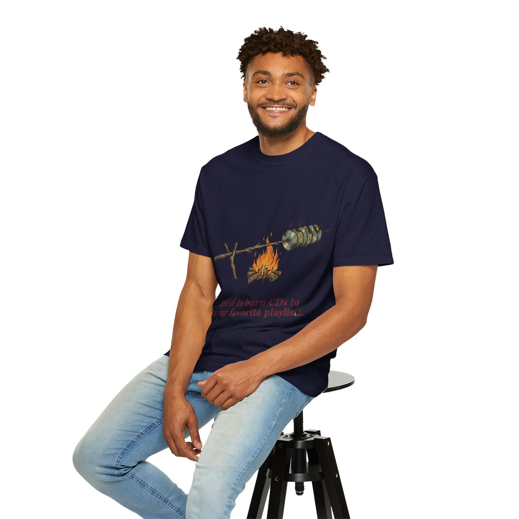 We Used to Burn CDs — Campfire Tee