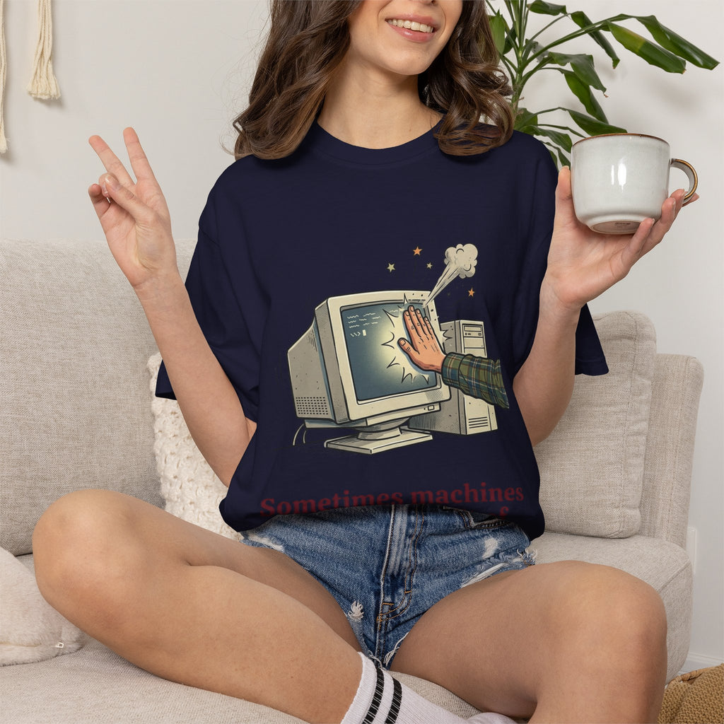 Sometimes Machines Need a Little Bit of Smacking — CRT Tee