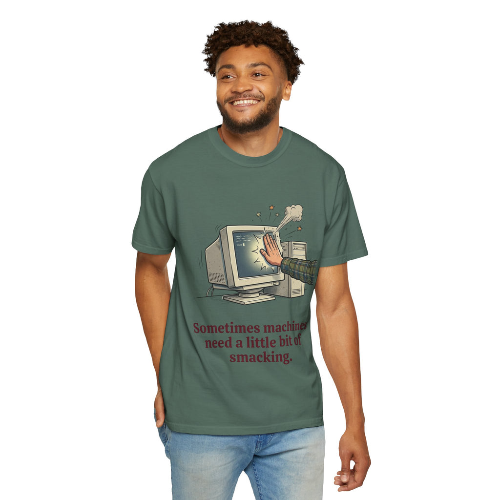 Sometimes Machines Need a Little Bit of Smacking — CRT Tee