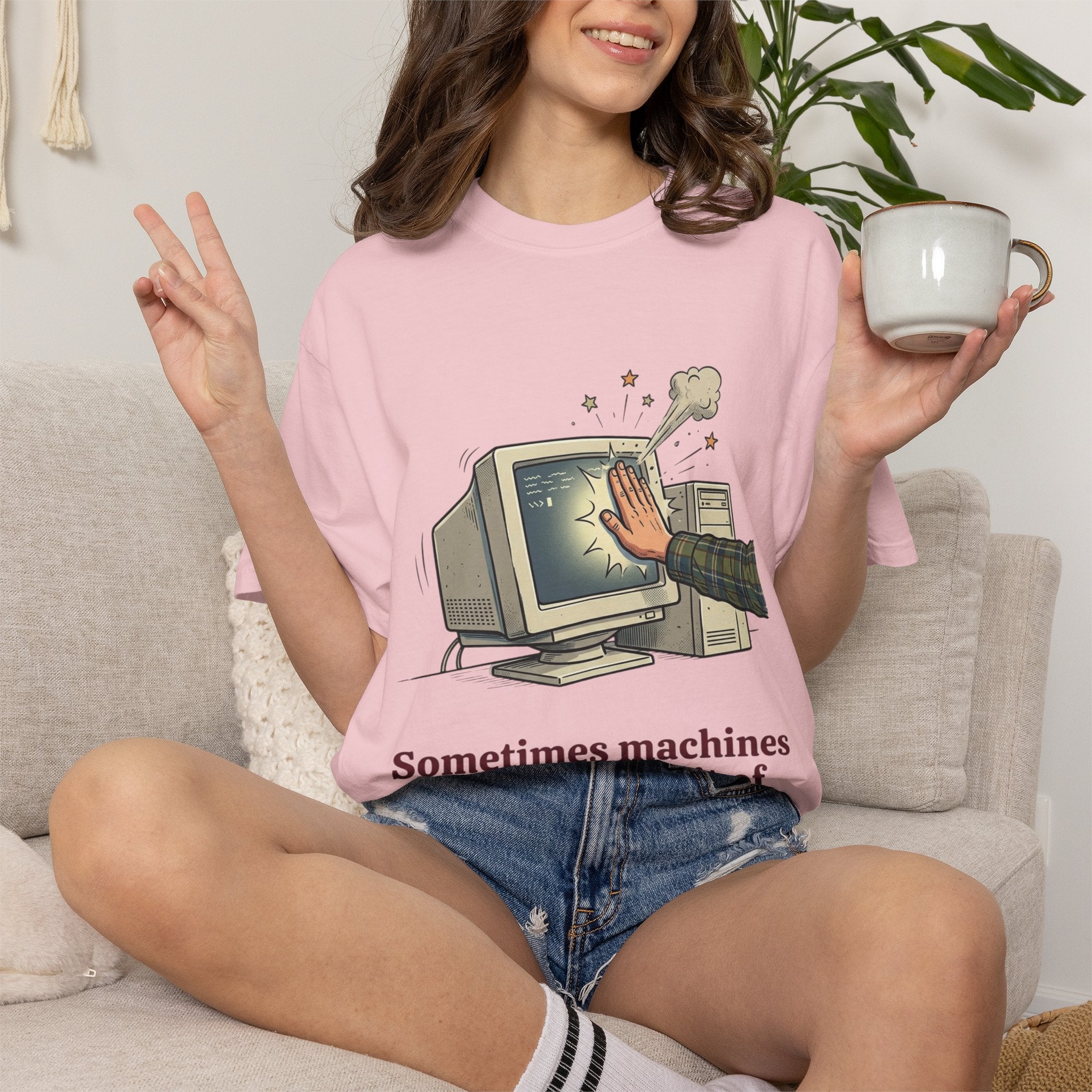 Sometimes Machines Need a Little Bit of Smacking — CRT Tee