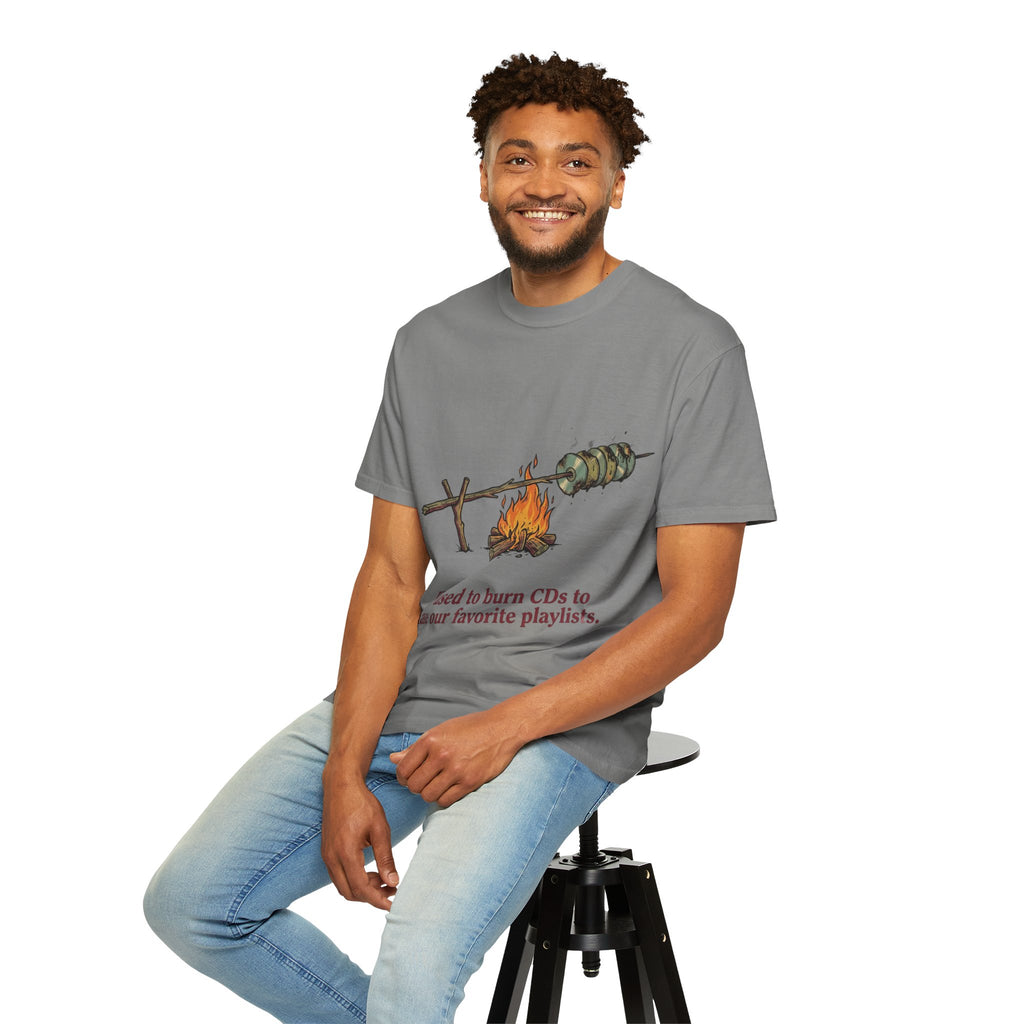 We Used to Burn CDs — Campfire Tee