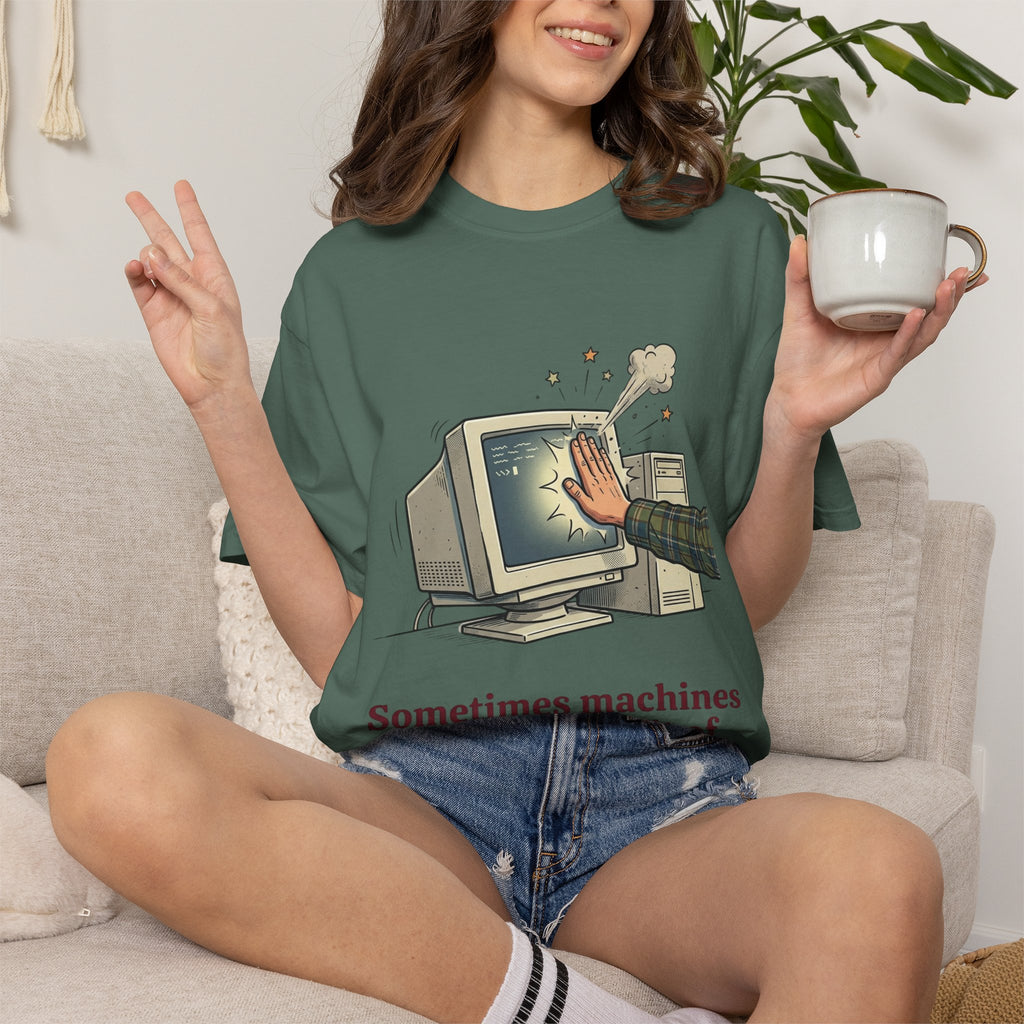 Sometimes Machines Need a Little Bit of Smacking — CRT Tee