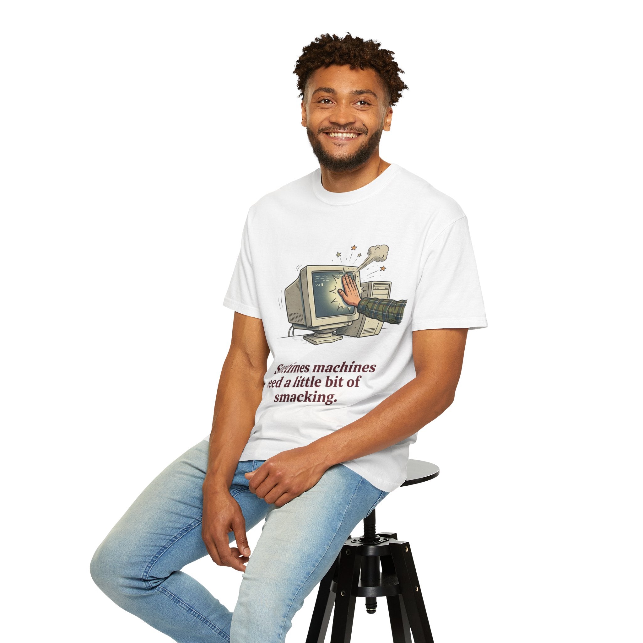 Sometimes Machines Need a Little Bit of Smacking — CRT Tee