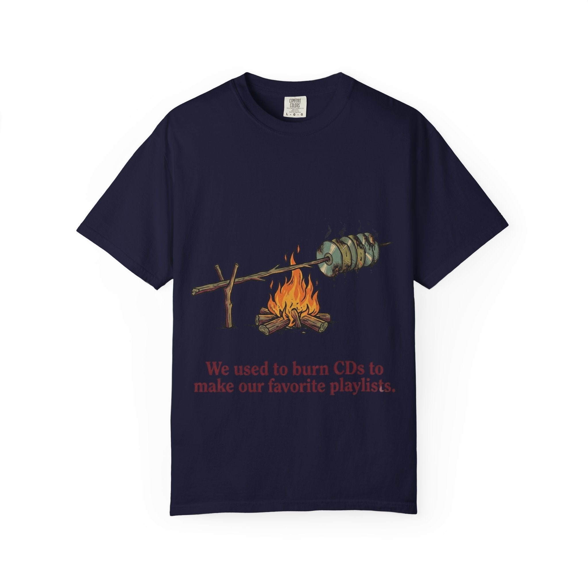 We Used to Burn CDs — Campfire Tee