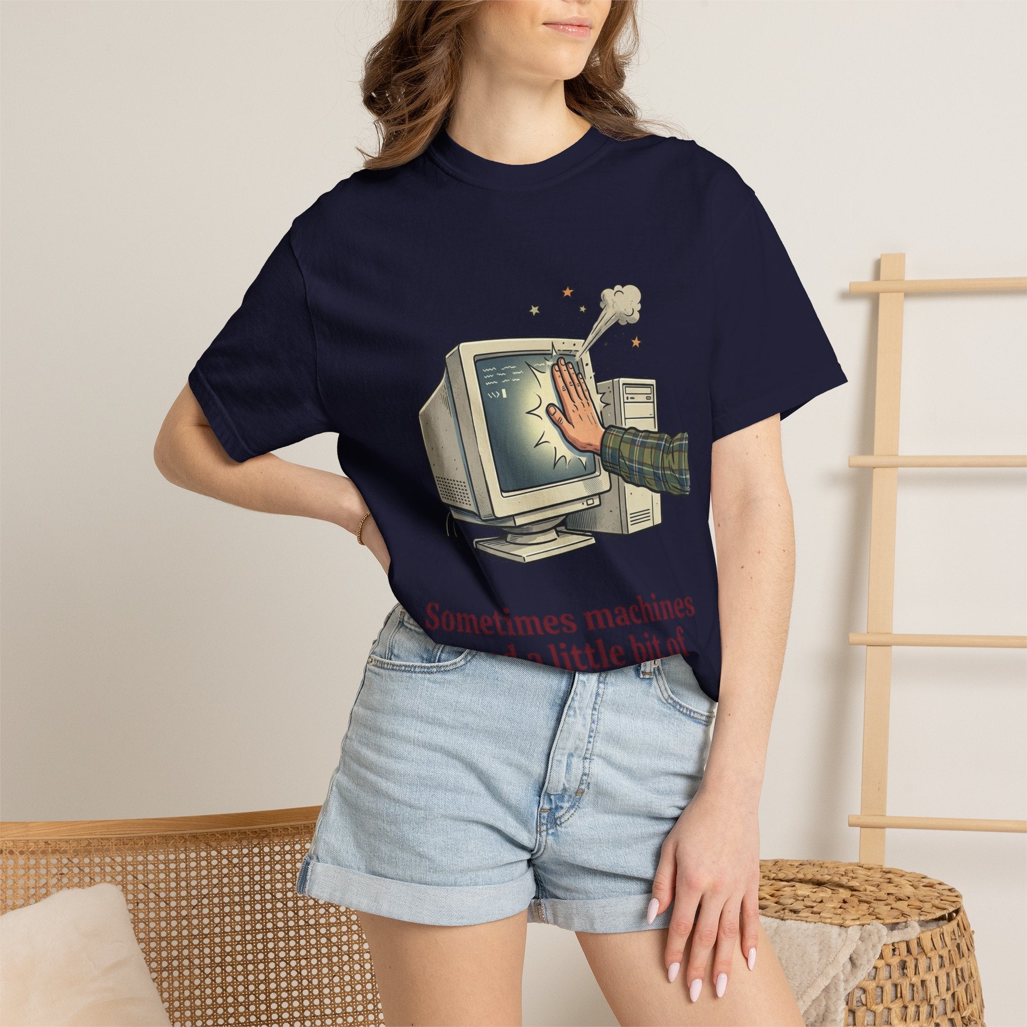 Sometimes Machines Need a Little Bit of Smacking — CRT Tee