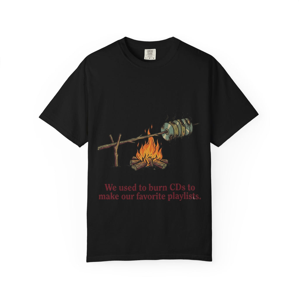We Used to Burn CDs — Campfire Tee