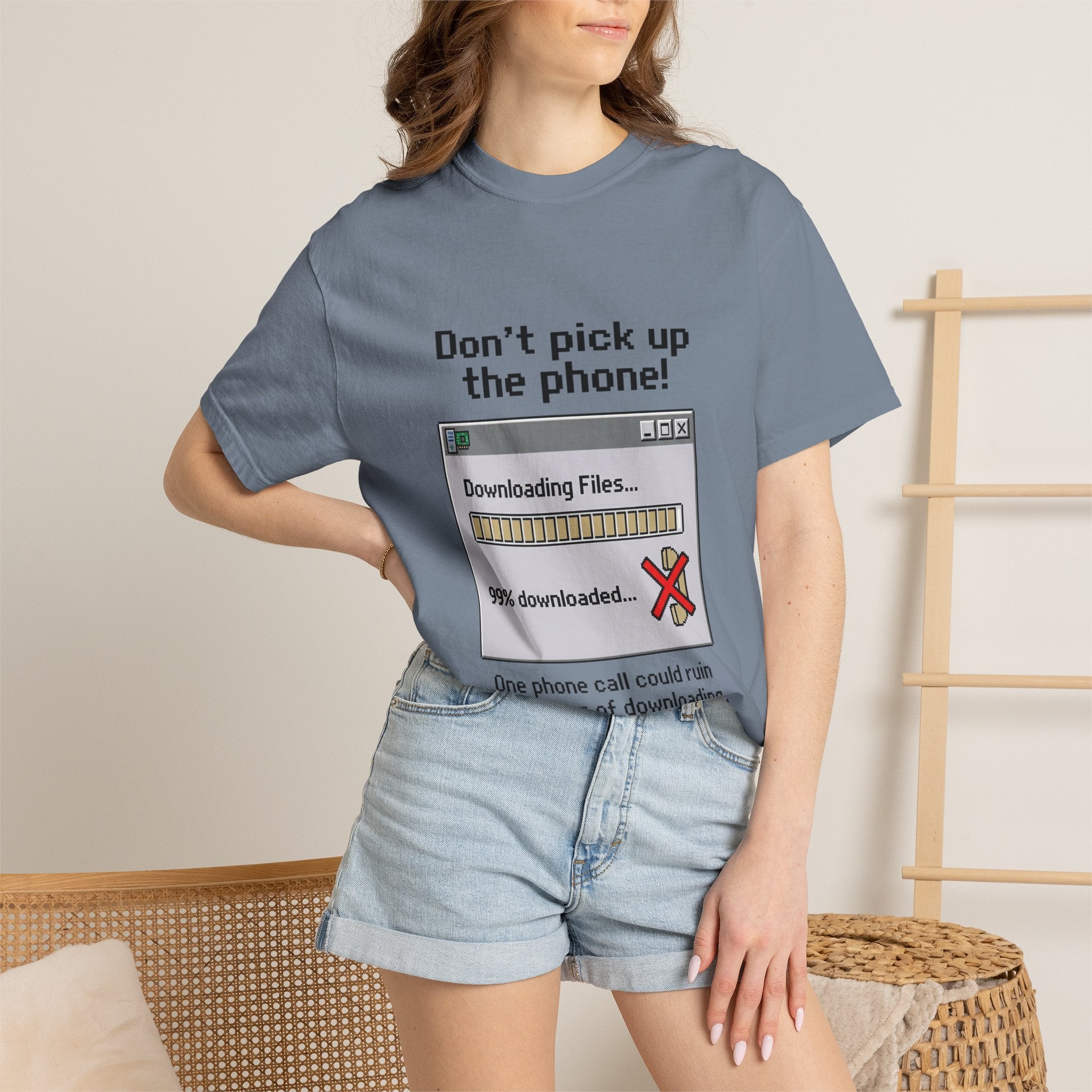 Don't Pick Up The Phone! — Dial-Up Tee