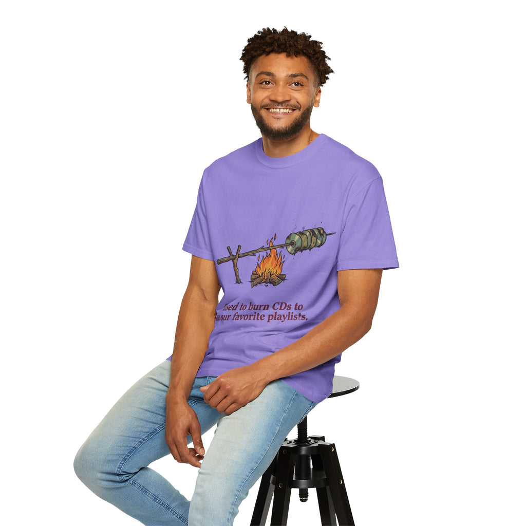 We Used to Burn CDs — Campfire Tee