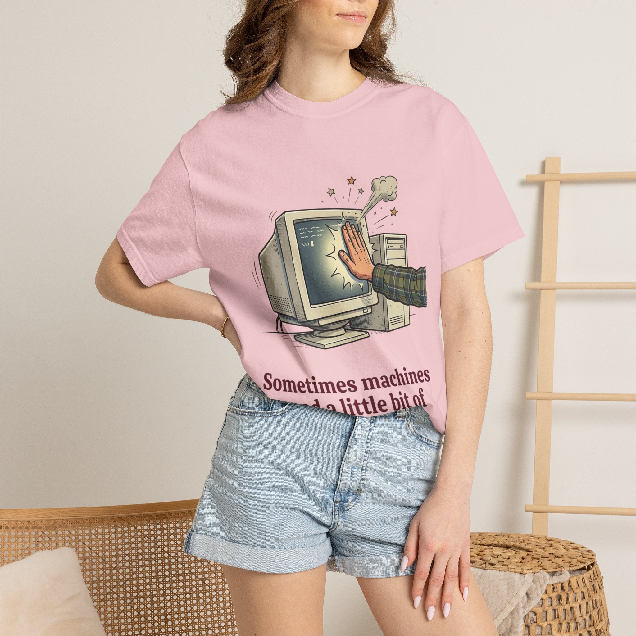 Sometimes Machines Need a Little Bit of Smacking — CRT Tee