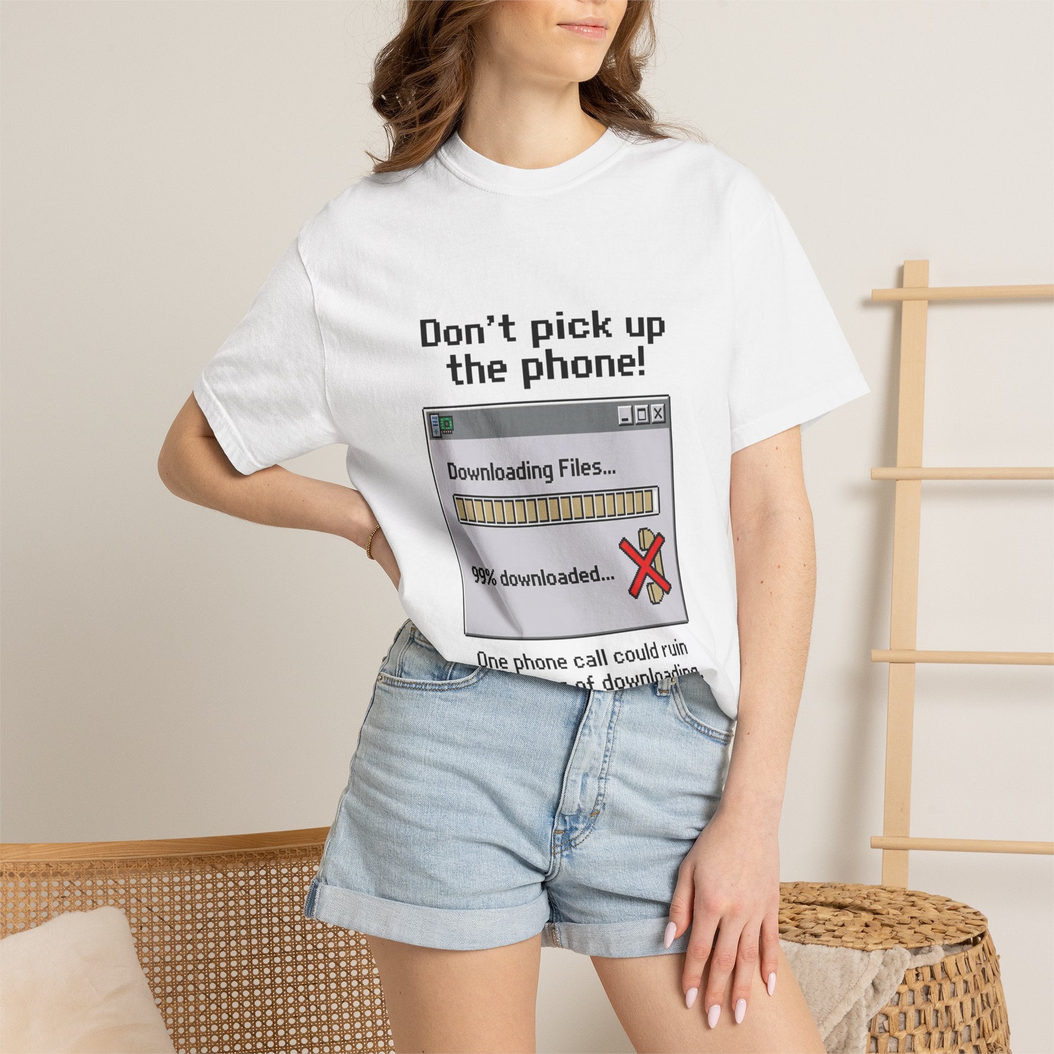 Don't Pick Up The Phone! — Dial-Up Tee